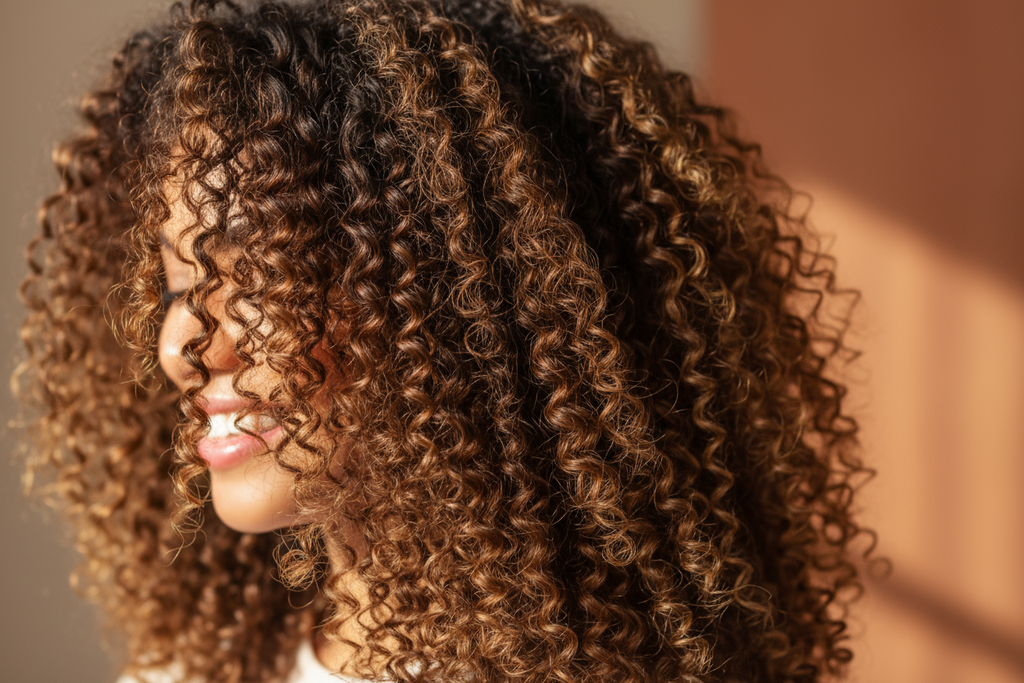 definierte gesunde Locken