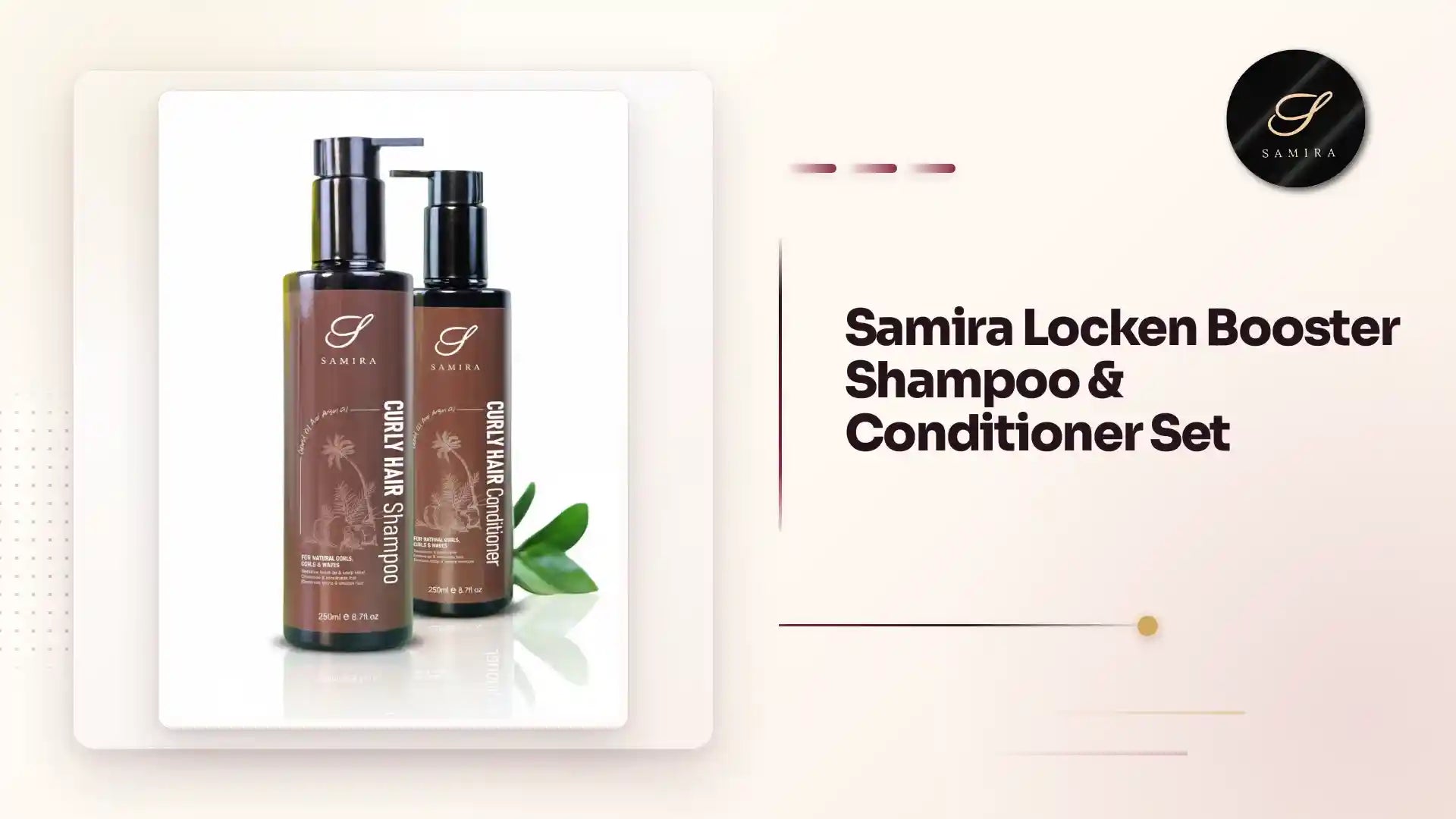 Samira Locken Booster Shampoo & Conditioner Set by@Outfy